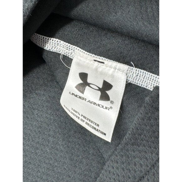 Under Armour Tahoe Donner Black 1/4 hook & loop Pullover Shirt L 2XL Polyester - Picture 6 of 11